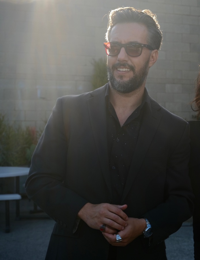 Max in a suit, editorial portrait